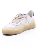 4B12 Sneakers uomo QUATTROBARRADODICI HYPER 924 in pelle bianca Promozione