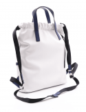PEPEMOLL Borsa zaino donna PEPEMOLL 241441 BLANCO/NAVY in ecopelle Fino Al -60%