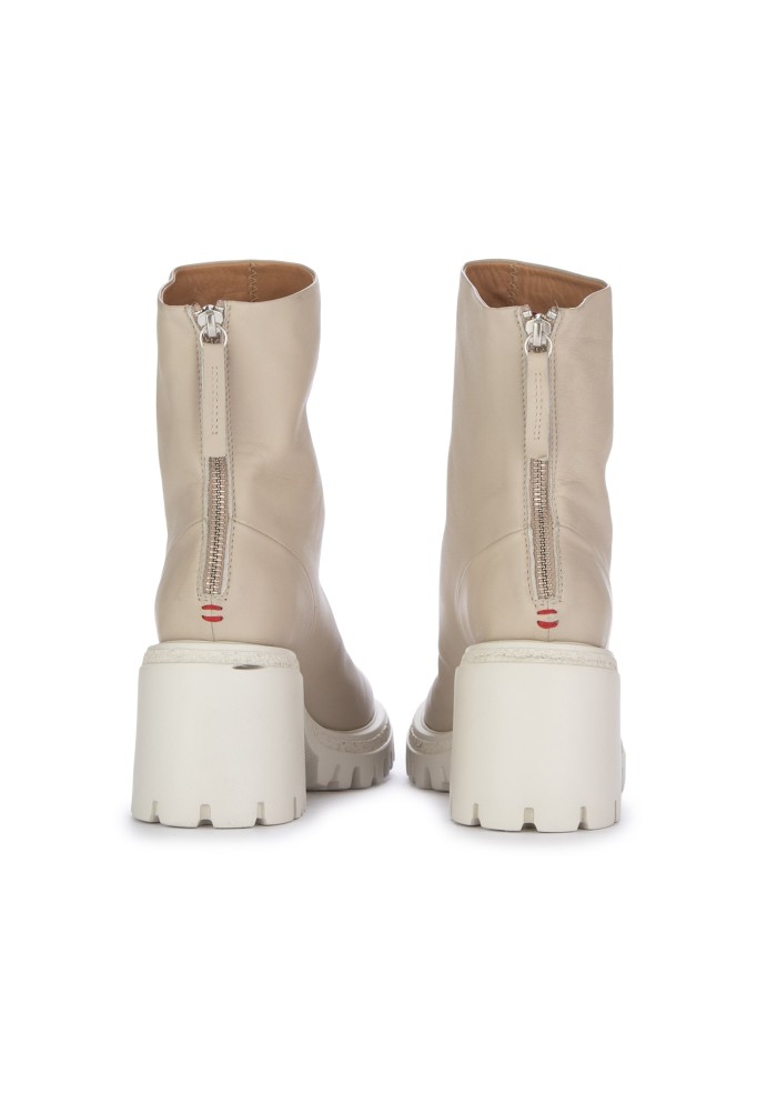 HALMANERA | STIVALETTI CON TACCO BARON PEYOTE BIANCO PANNA Vendite Flash