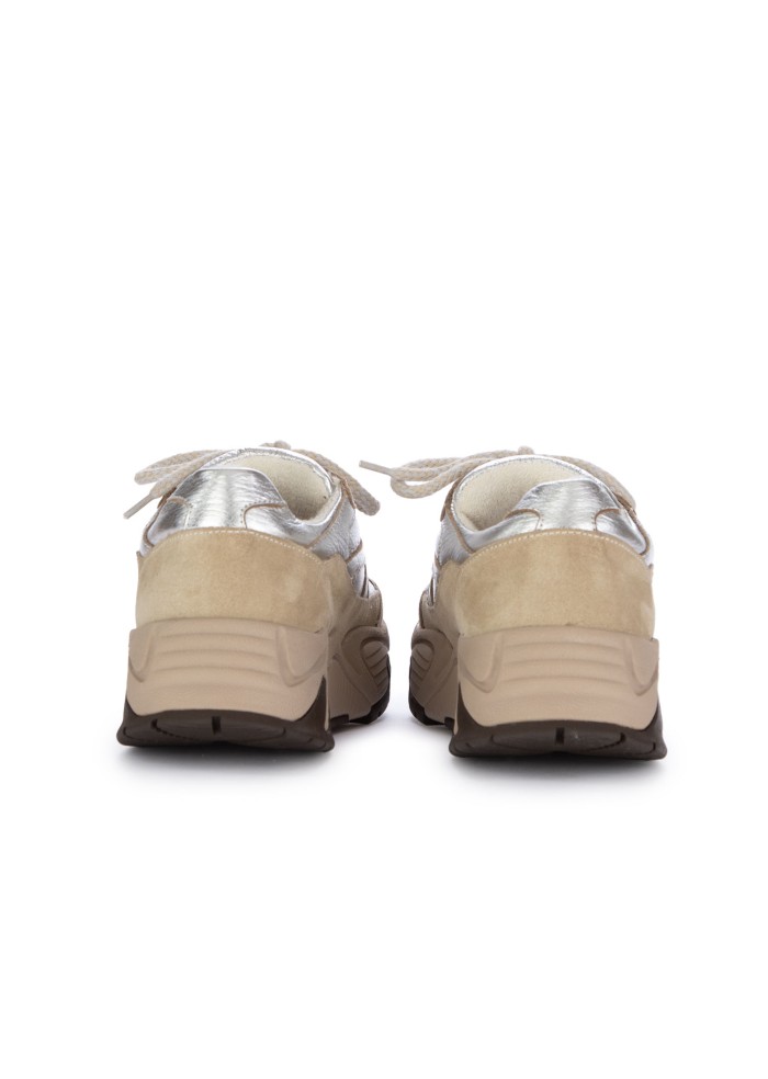 LEMARGO | SNEAKERS LAMINATO ARGENTO TAUPE Italy