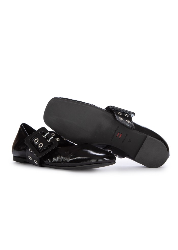 HALMANERA | SCARPE BASSE GLAZE NERO Italia
