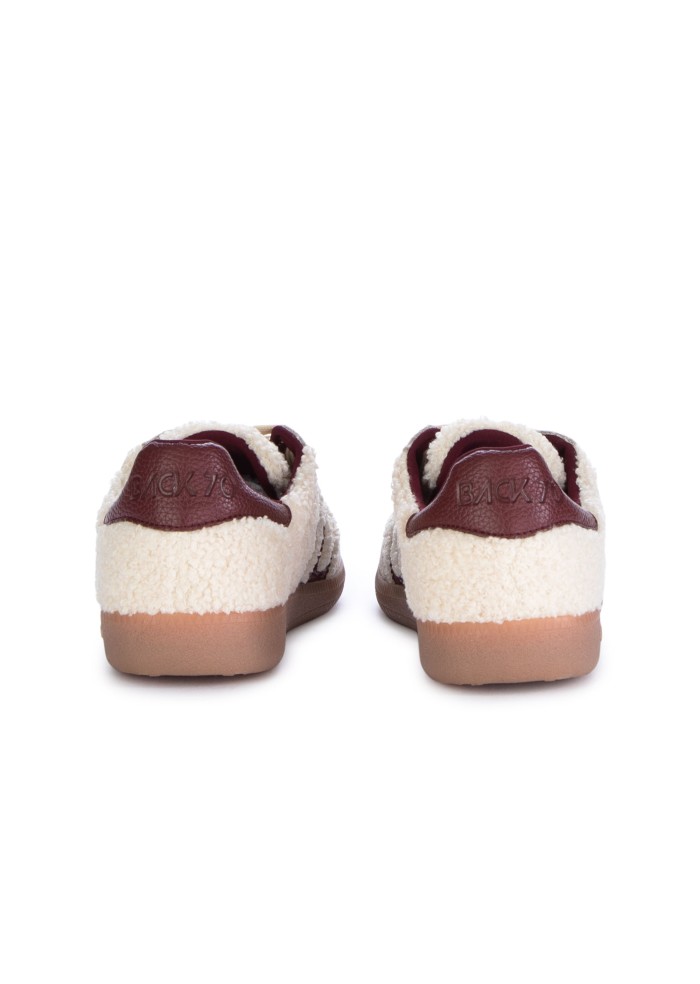 BACK 70 | SNEAKERS TEDDY BIANCO BORDEAUX Spedizione Gratuita