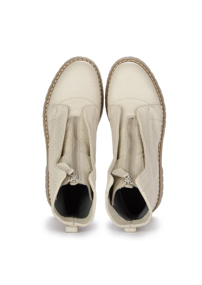 PATRIZIA BONFANTI | STIVALETTI KUNI ZIP BISONTE BEIGE Soddisfazione Garantita