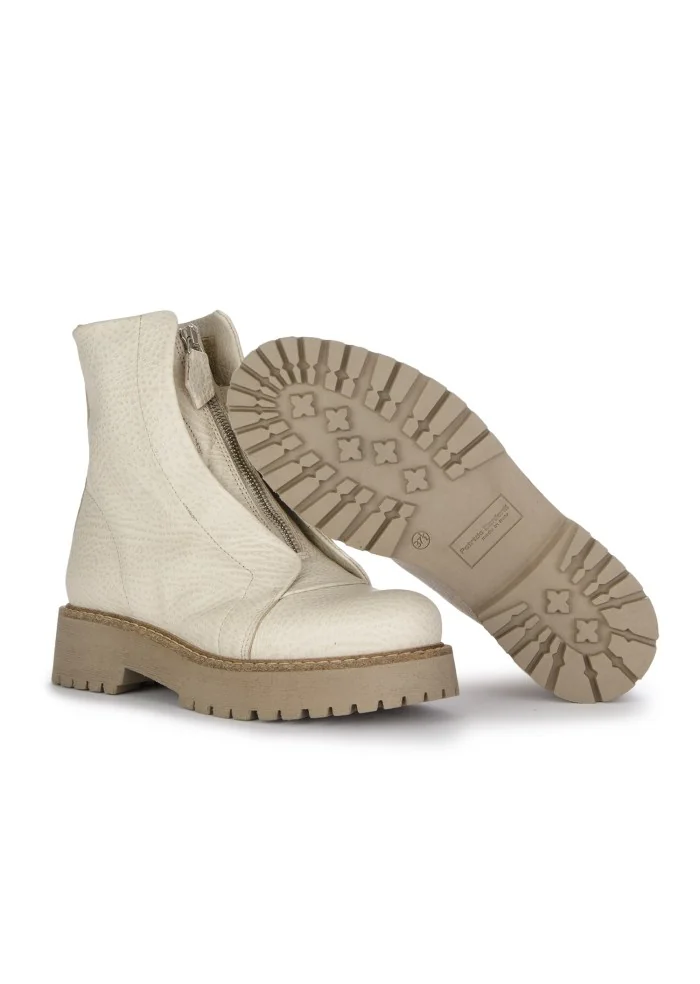 PATRIZIA BONFANTI | STIVALETTI KUNI ZIP BISONTE BEIGE Soddisfazione Garantita