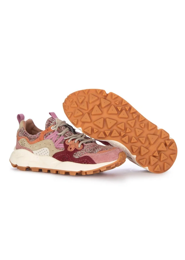FLOWER MOUNTAIN | SNEAKERS YAMANO 3 KNITTING ROSA Negozi Online