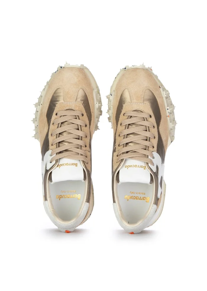 BARRACUDA | SNEAKERS IMPACT BEIGE METALLIZZATO Acquista Ora