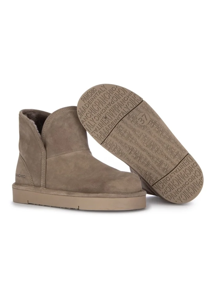 PANCHIC | STIVALETTI BASSI CAMOSCIO GRIGIO Sottocosto