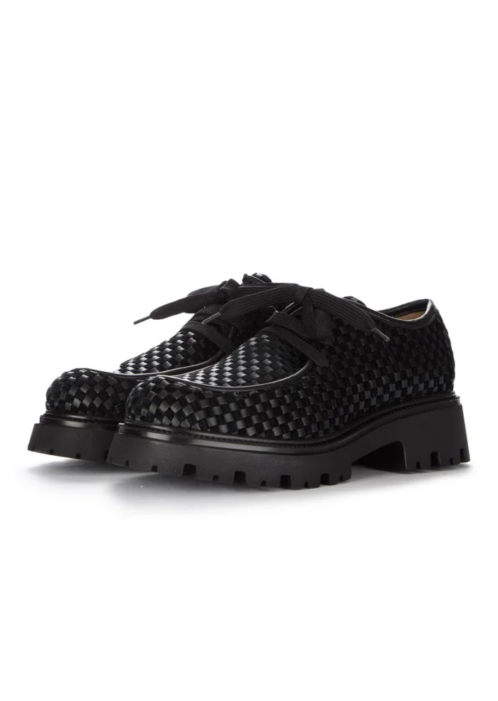 IL BORGO FIRENZE | SCARPE ALLACCIATE DAMA NERO Presa