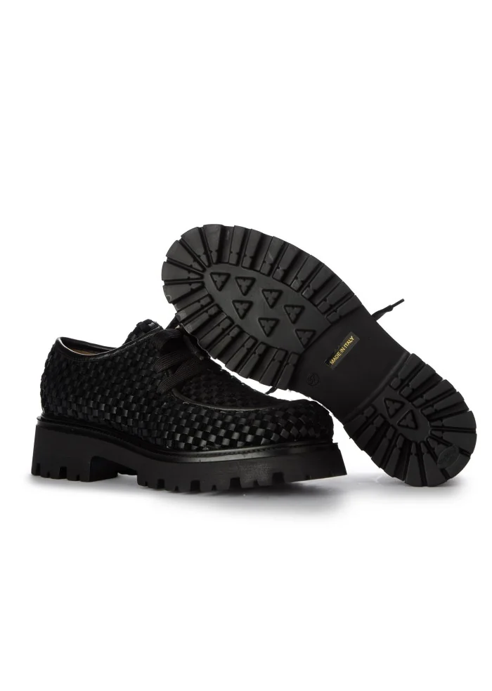 IL BORGO FIRENZE | SCARPE ALLACCIATE DAMA NERO Presa