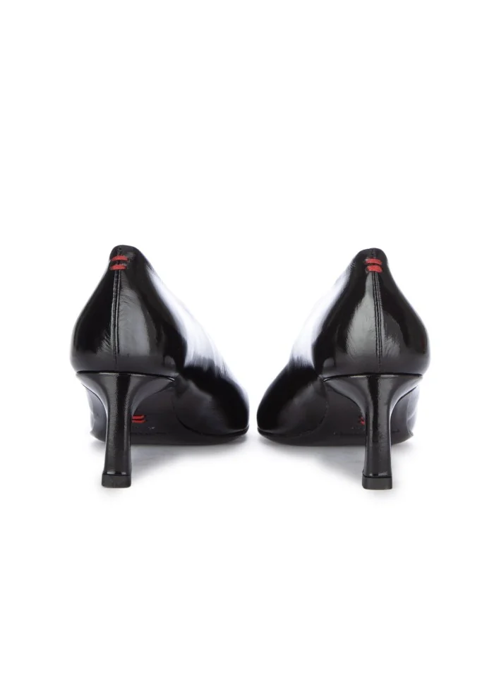 HALMANERA | SCARPE CON TACCO GLAZE NERO Offerte