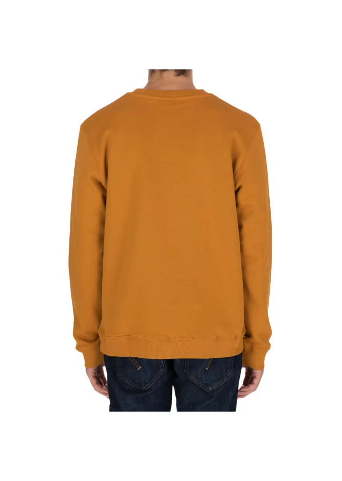 DONDUP | FELPA LOGO GIROCOLLO COTONE OCRA 2025