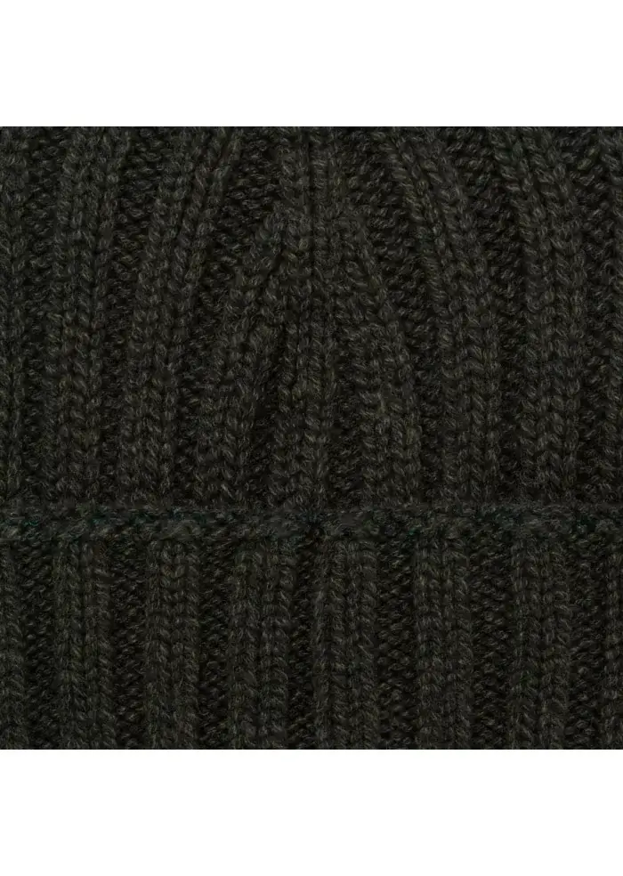 RIVIERA CASHMERE | BERRETTO PESANTE COSTE VERDE SCURO In Linea
