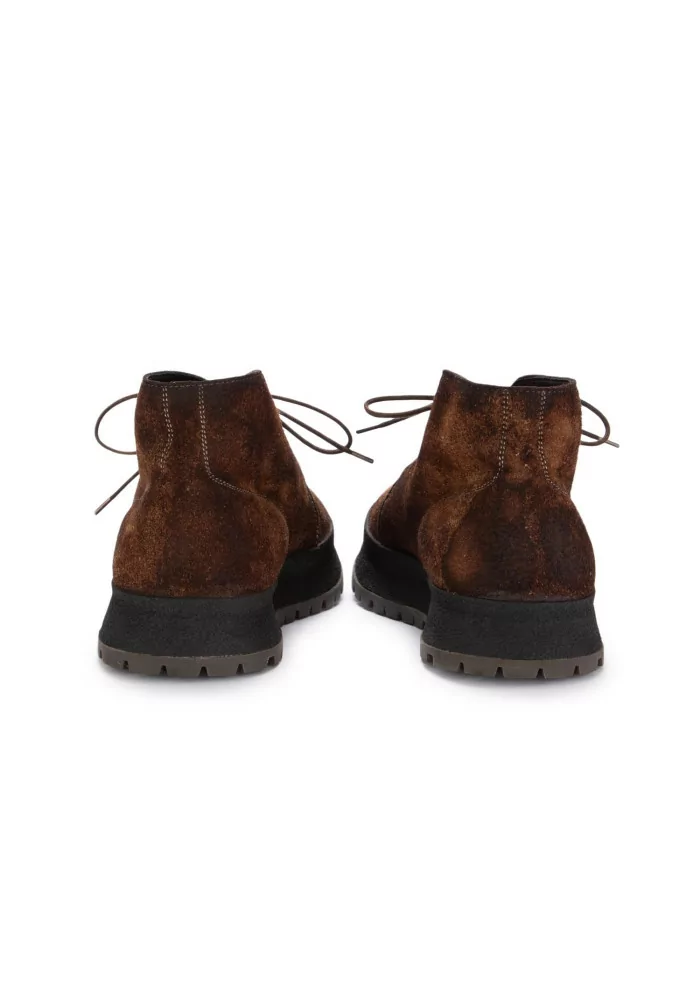 SHOTO | SCARPE ALLACCIATE ALCE CAMOSCIO MARRONE Nuovo