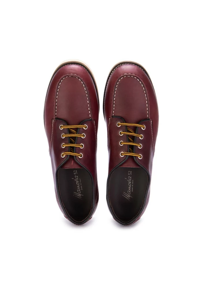 MANOVIA 52 | SCARPE ALLACCIATE COWBOY BORDEAUX Promozione