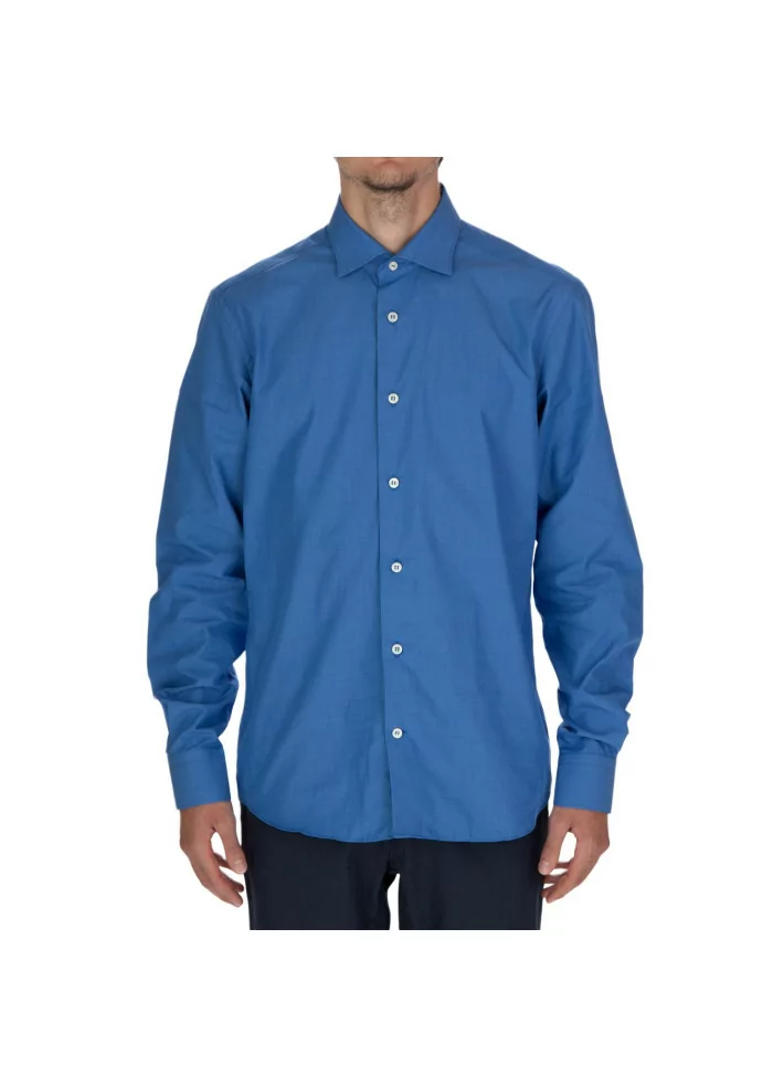 MASTRICAMICIAI | CAMICIA LUCA COTONE REGULAR FIT BLU CHIARO Qualità Garantita