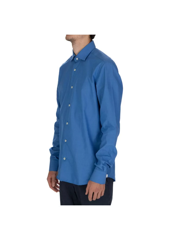 MASTRICAMICIAI | CAMICIA LUCA COTONE REGULAR FIT BLU CHIARO Qualità Garantita