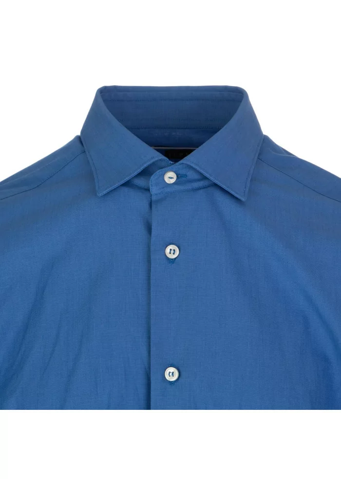 MASTRICAMICIAI | CAMICIA LUCA COTONE REGULAR FIT BLU CHIARO Qualità Garantita