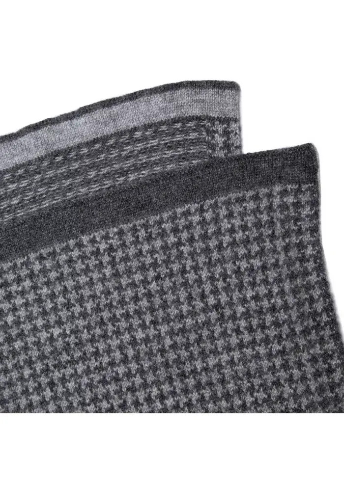 RIVIERA CASHMERE | SCIARPA PIED A PULL GRIGIO Consegna Veloce