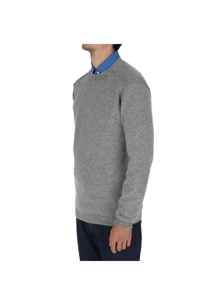 WOOL & CO | MAGLIONE LANA VISCOSA GRIGIO Promozione Limitata