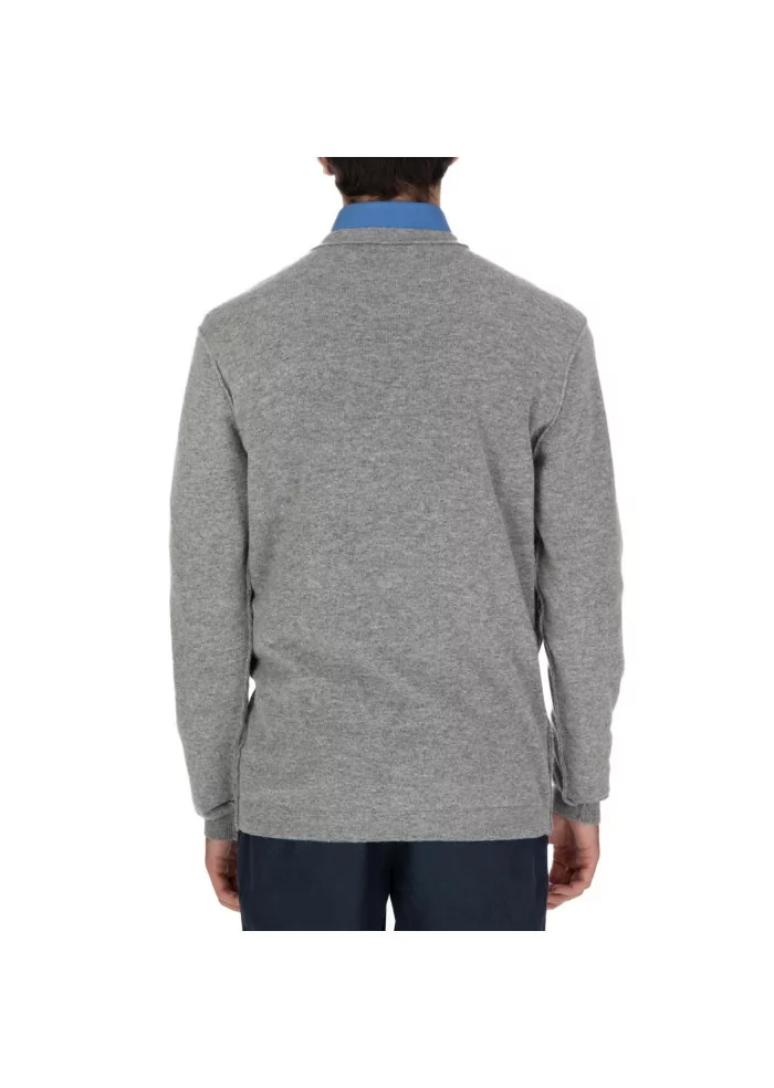 WOOL & CO | MAGLIONE LANA VISCOSA GRIGIO Promozione Limitata