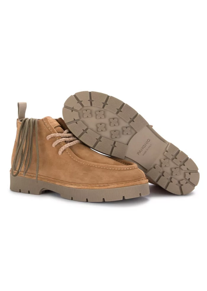 PANCHIC | TRONCHETTI PELLE SCAMOSCIATA MARRONE CHIARO Shopping Online