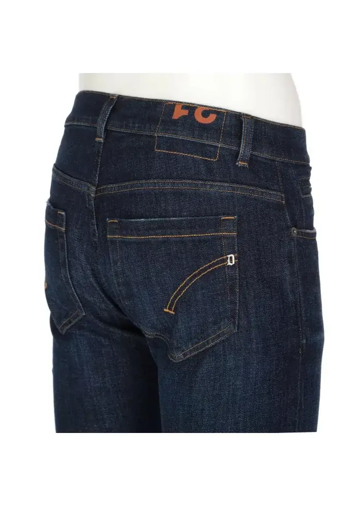DONDUP | JEANS GEORGE SKINNY FIT BLU SCURO Saldi