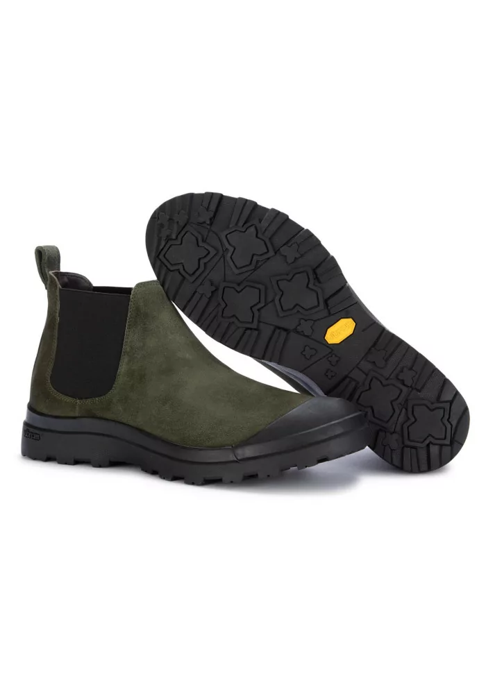 MANOVIA 52 | CHELSEA FORESTA CAMOSCIO VERDE NERO Saldi Di Fabbrica