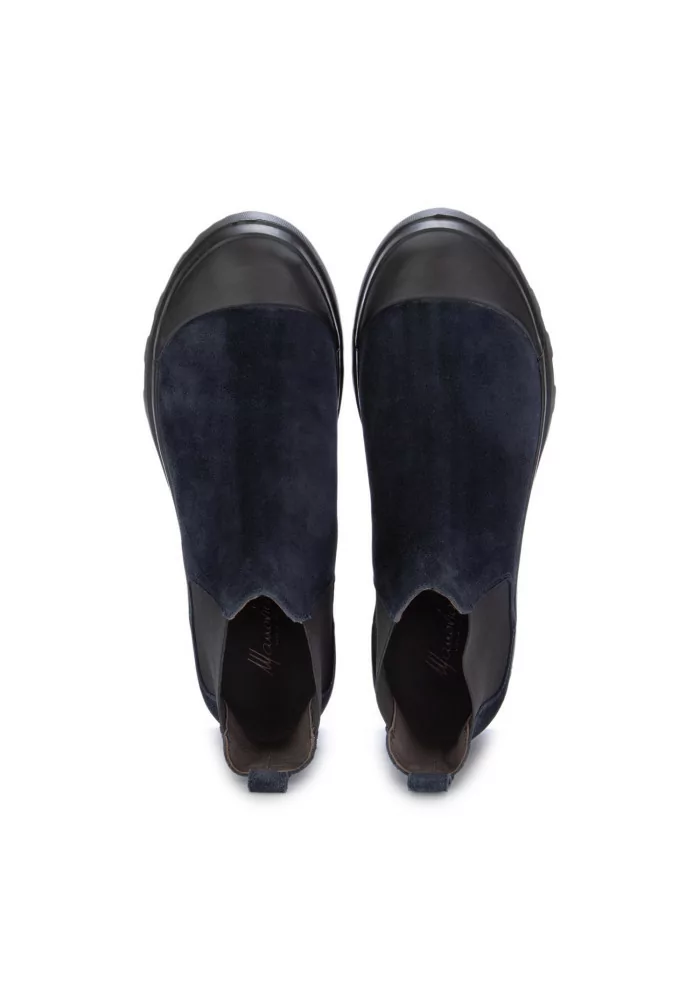 MANOVIA 52 | CHELSEA ABISSO CAMOSCIO BLU NERO Nuova