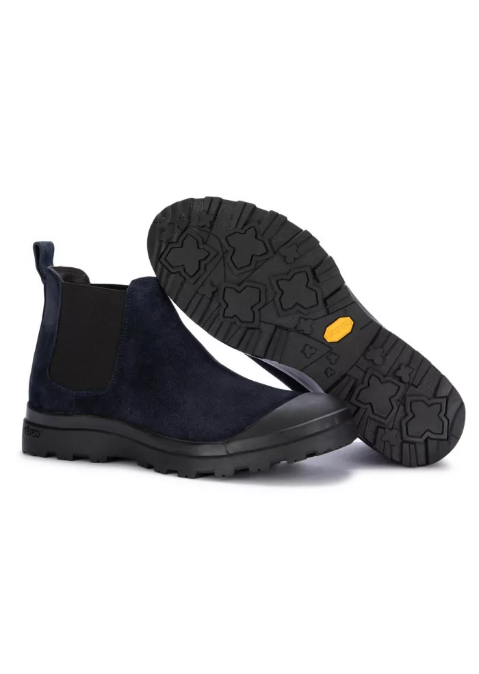 MANOVIA 52 | CHELSEA ABISSO CAMOSCIO BLU NERO Nuova