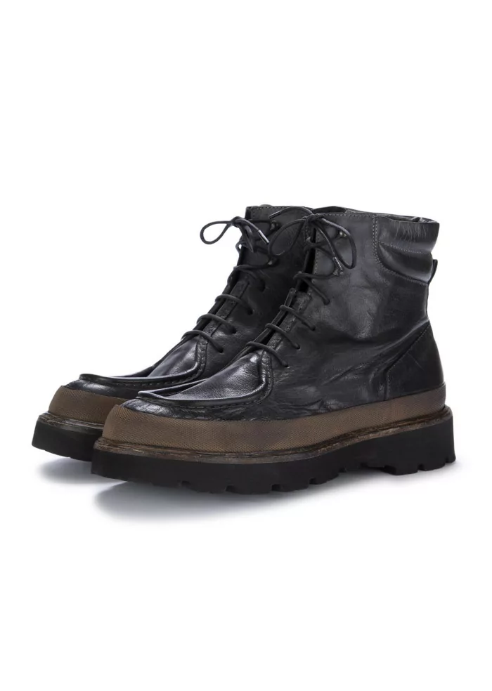 PAWELK'S | STIVALETTI ALLACCIATI BUFALO NERO Italy