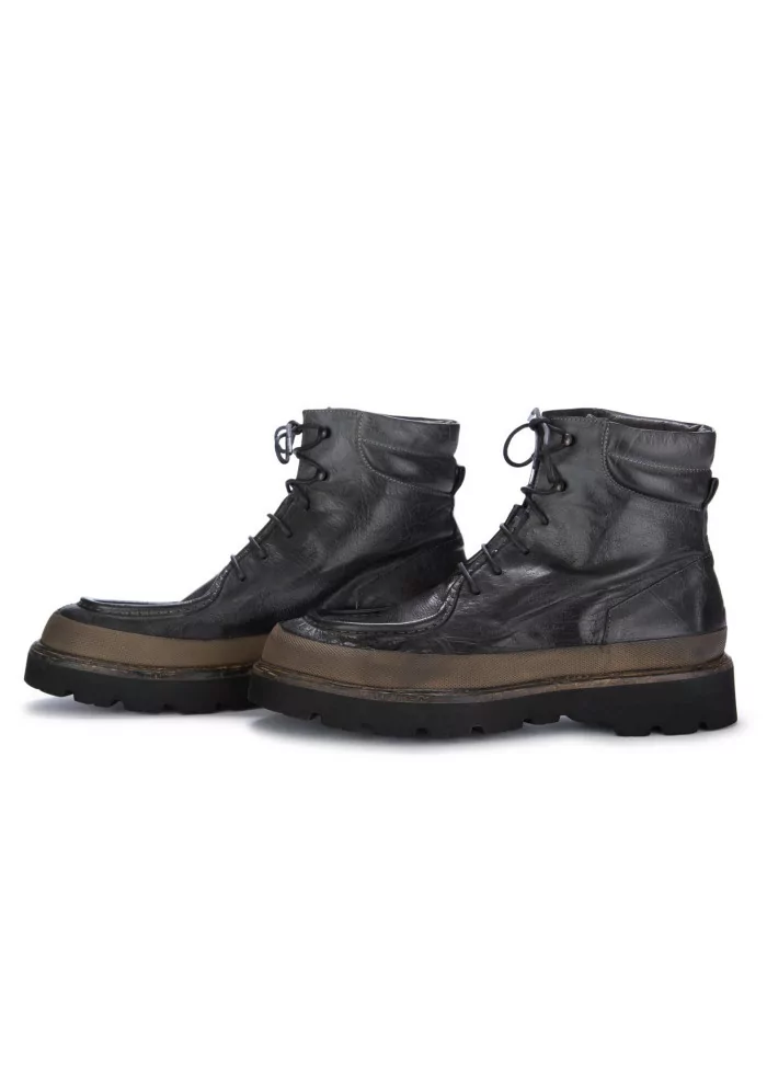 PAWELK'S | STIVALETTI ALLACCIATI BUFALO NERO Italy