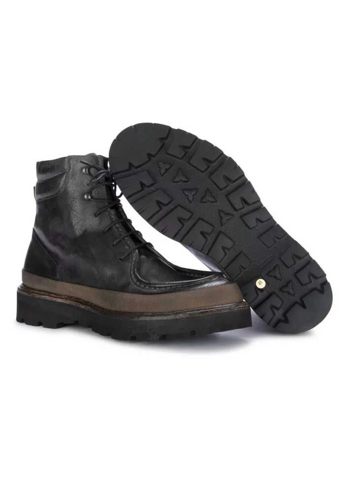 PAWELK'S | STIVALETTI ALLACCIATI BUFALO NERO Italy