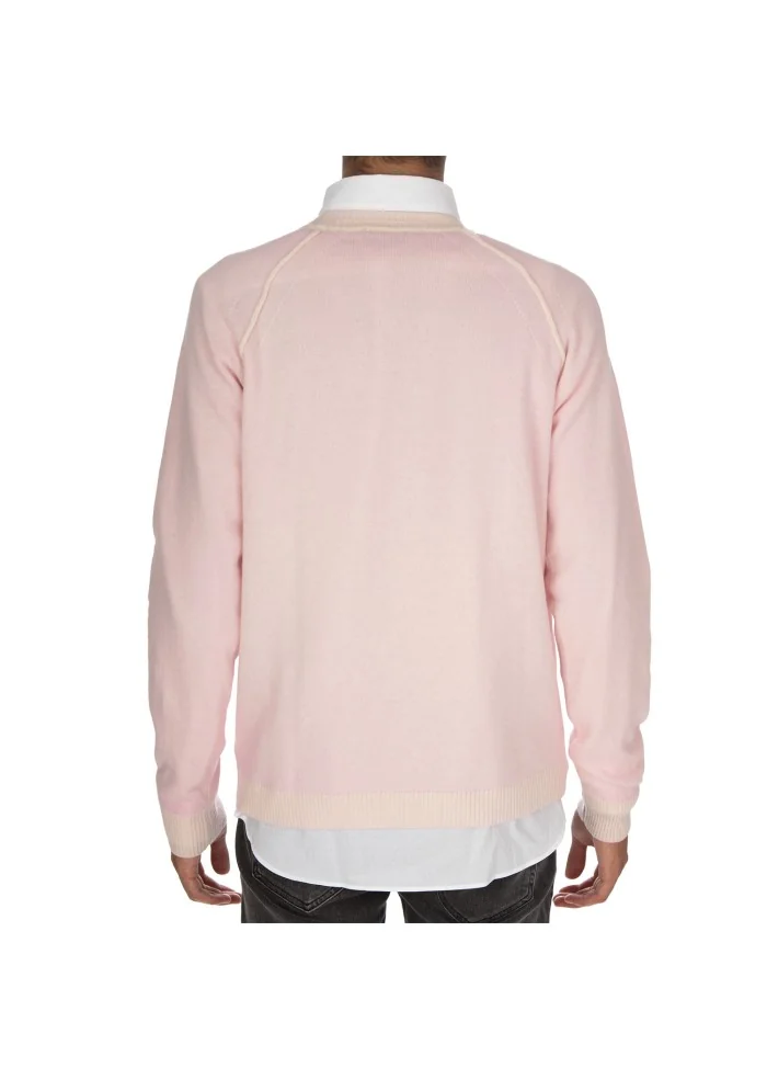 DANIELE FIESOLI | MAGLIONCINO LANA CASHMERE ROSA PASTELLO In Linea