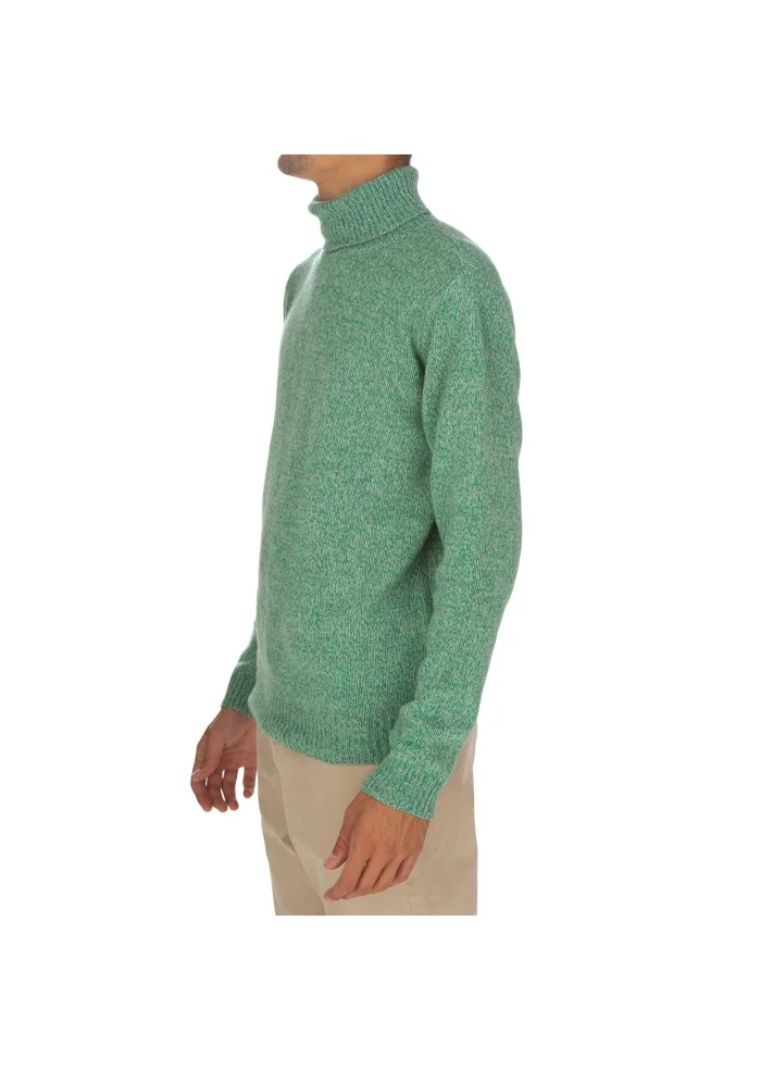 WOOL & CO | MAGLIONE DOLCEVITA VERDE Nuovo
