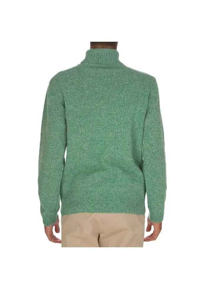 WOOL & CO | MAGLIONE DOLCEVITA VERDE Nuovo