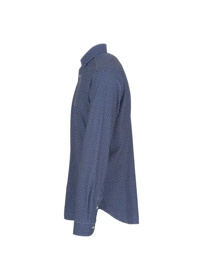 LIBERTY ROSE | CAMICIA SILVER TEC BLU Spedizione Gratuita