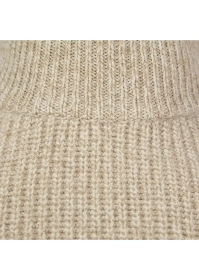 DANIELE FIESOLI | MAGLIONE COLLO ALTO BEIGE Fino Al -60%