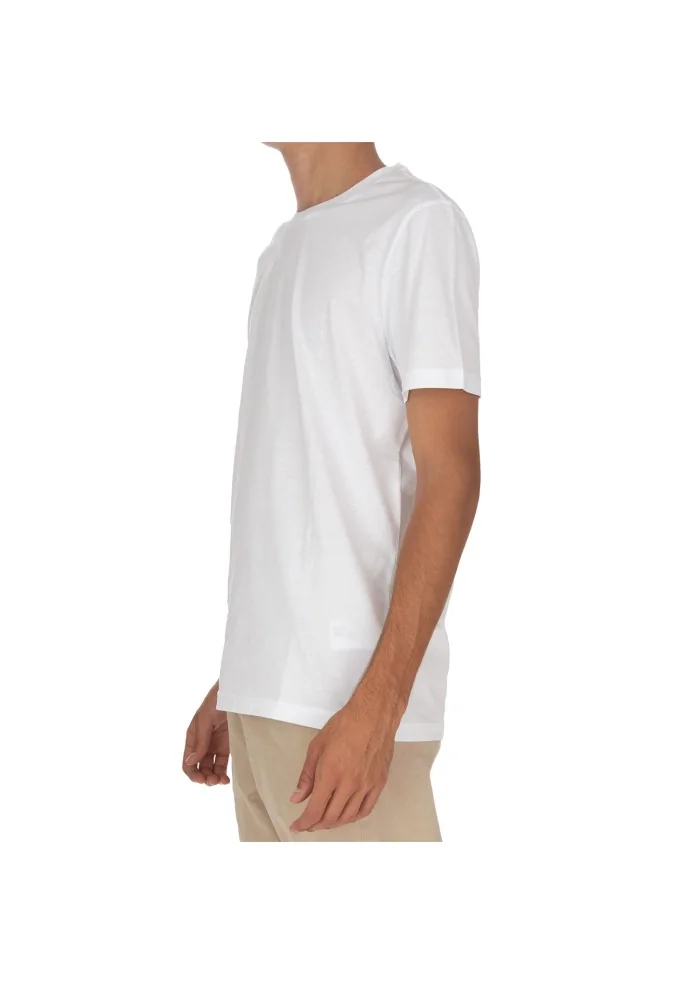 DONDUP | T-SHIRT DETTAGLIO LATERALE BIANCO Sottocosto