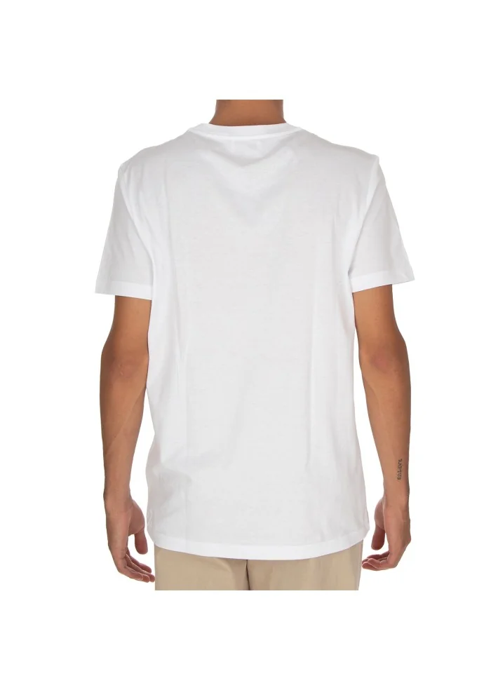 DONDUP | T-SHIRT DETTAGLIO LATERALE BIANCO Sottocosto