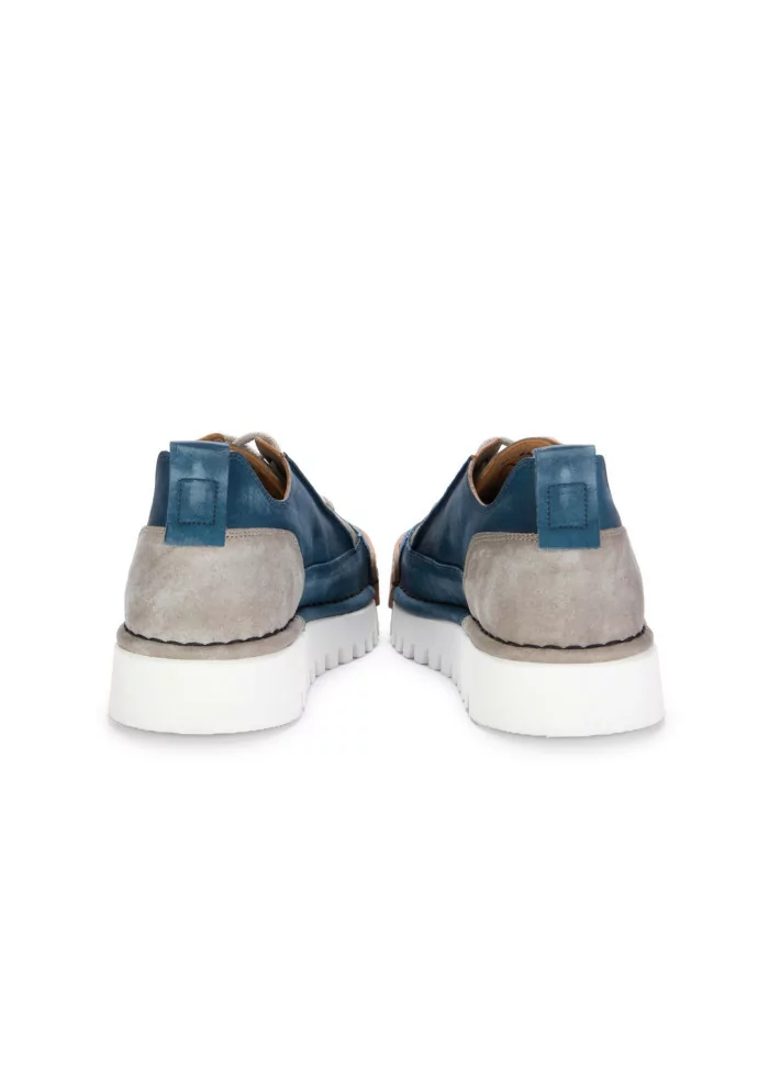 BNG REAL SHOES | SNEAKERS LA PATCH PELLE BLU JEANS Online