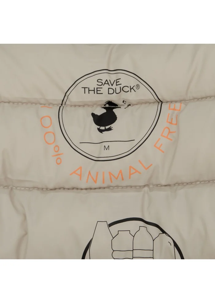 SAVE THE DUCK | GILET PIUMINO MIRO19 RHUS BEIGE Saldi Di Fabbrica
