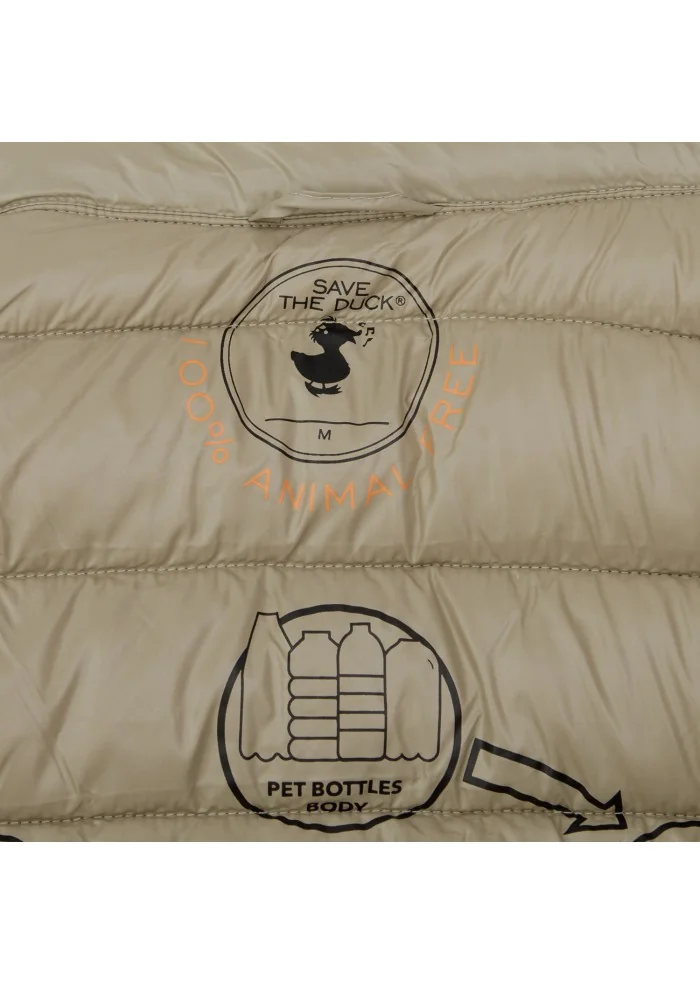 SAVE THE DUCK | PIUMINO LOVE19 HOLDEN BEIGE Vendite Flash