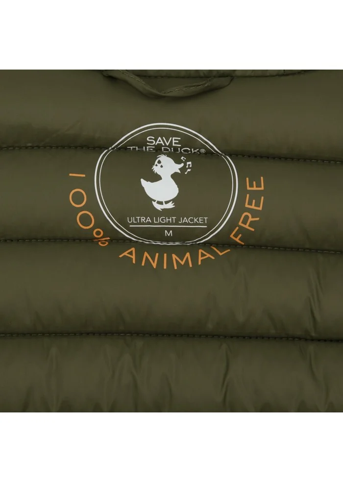 SAVE THE DUCK | PIUMINO GIGA01 DONALD VERDE Nuova