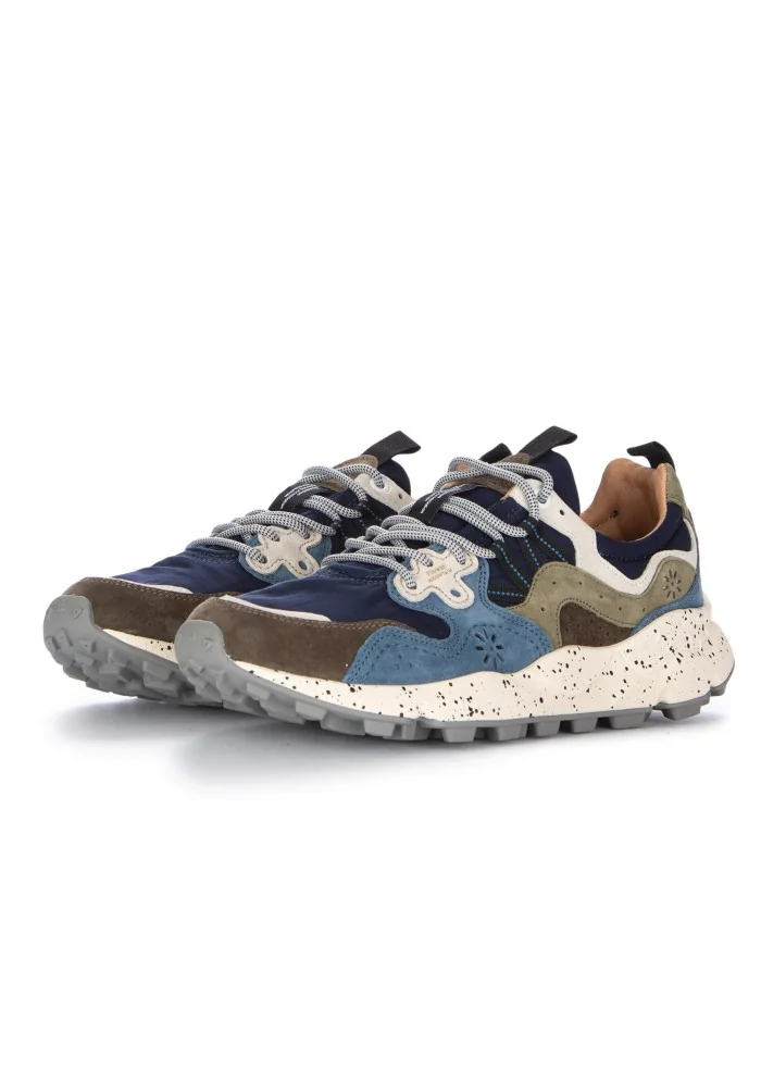 FLOWER MOUNTAIN | SNEAKERS YAMANO 3 BLU MARRONE Italia