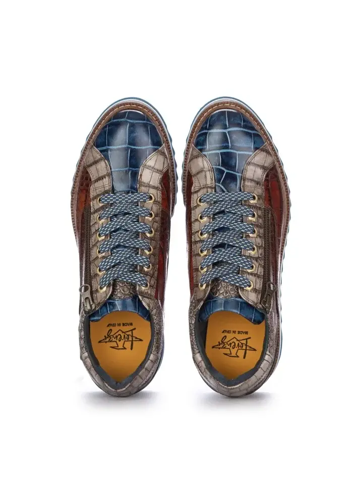 LORENZI | SCARPE ALLACCIATE BUGATTI COBALTO BLU MARRONE In Linea
