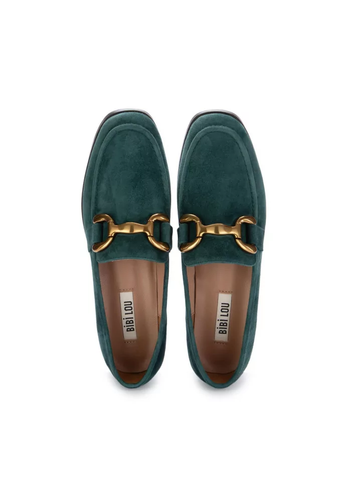 BIBI LOU | MOCASSINI ZAGREB CAMOSCIO VERDE SCURO Pezzi Unici