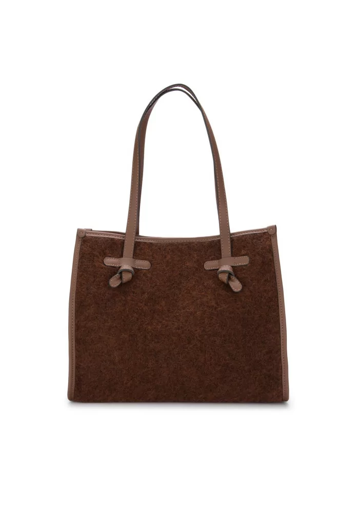 GIANNI CHIARINI | BORSA SHOPPER MARCELLA FURRY MARRONE Negozi Online