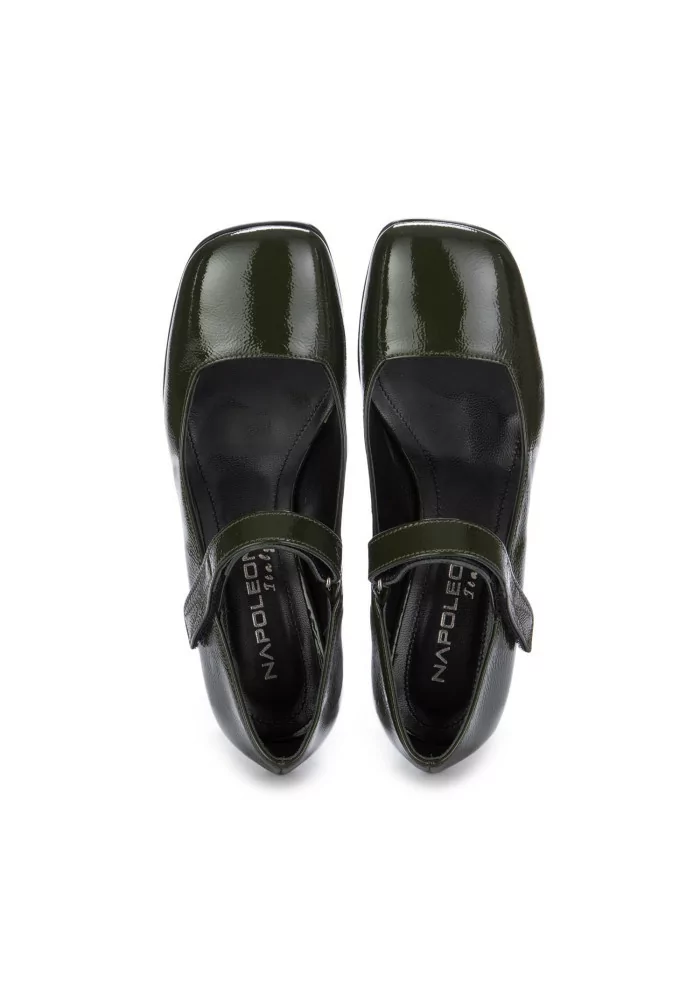 NAPOLEONI | SCARPE TACCO NAPLAK VERDE BOTTIGLIA Sottocosto