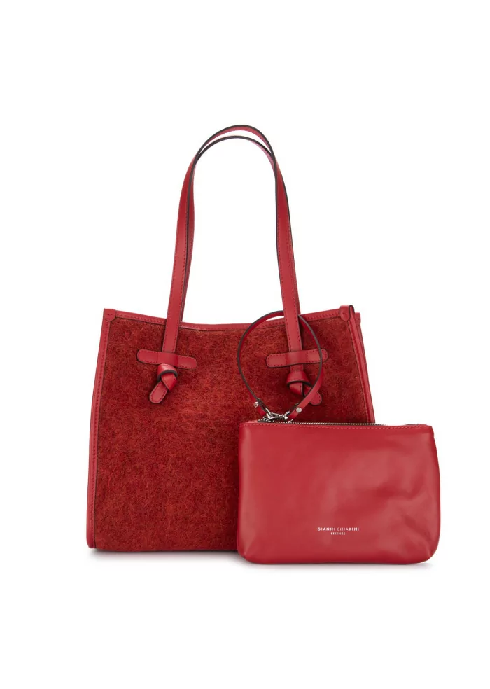 GIANNI CHIARINI | BORSA SHOPPER MARCELLA FURRY ROSSO Online