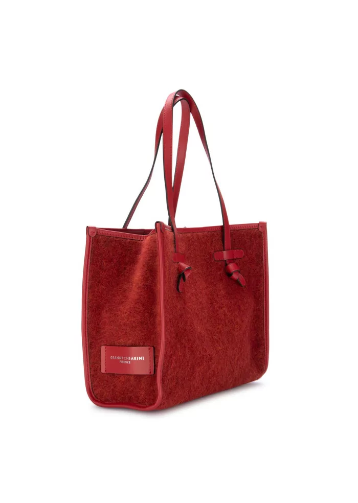 GIANNI CHIARINI | BORSA SHOPPER MARCELLA FURRY ROSSO Online